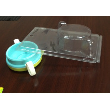 Caja plástica transparente del embalaje de la ampolla de la ampolla (paquete del PVC)